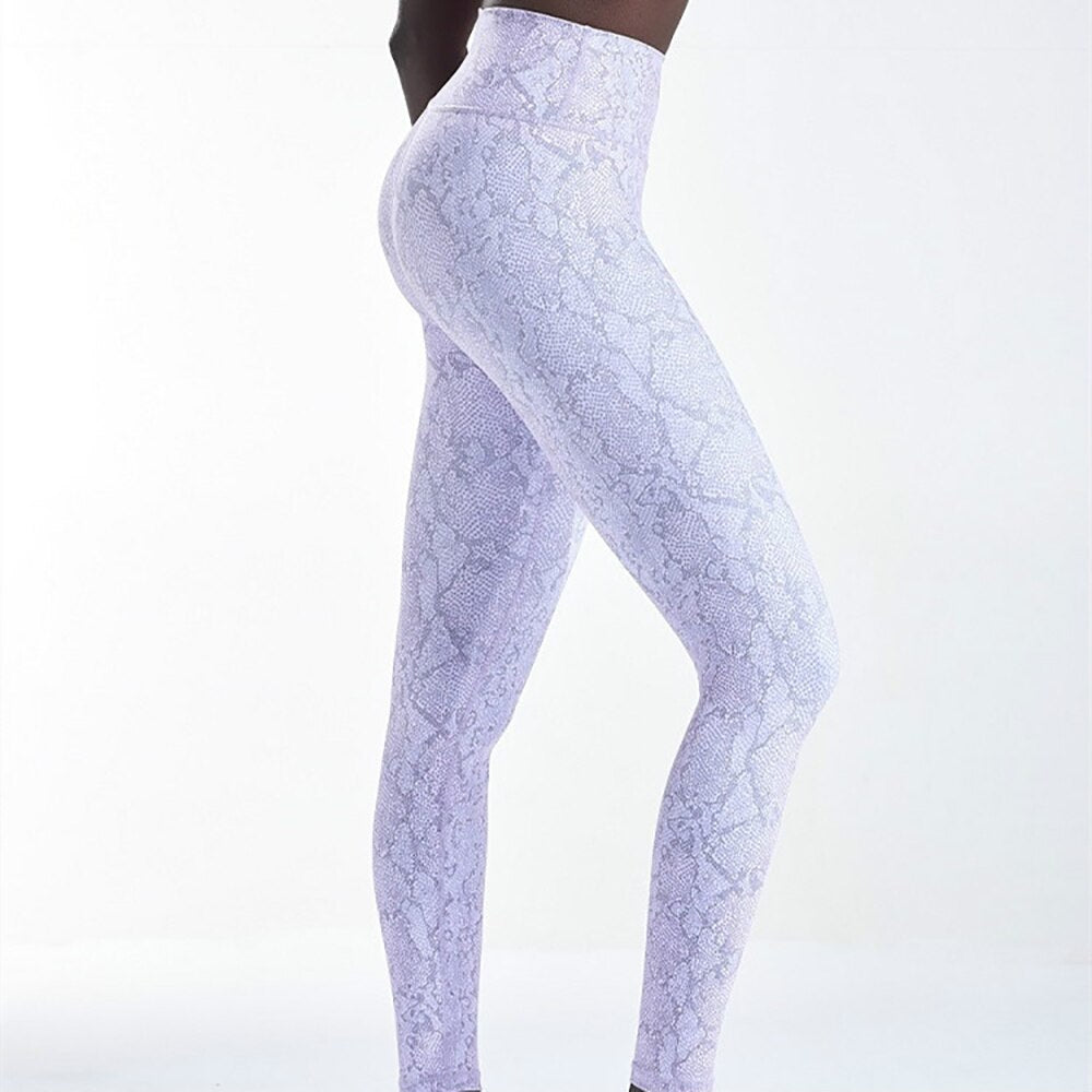 Serpentine Pattern Sports Gym Yoga Sets Fitness Suits