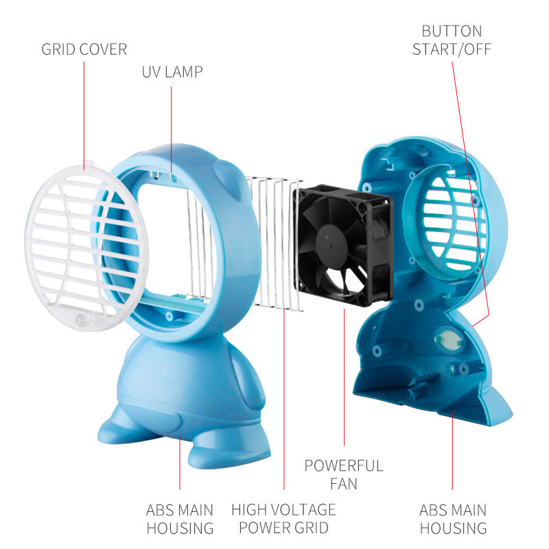 Electric Shock Mosquito Lamp Outdoor Household Fly Lamp Mosquito Killer Household Mosquito Lamp Mosquito Trap