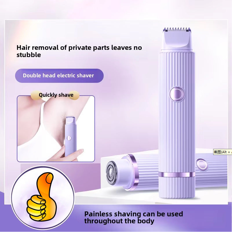 Electric shaver for men and women pubic hair trimmer
