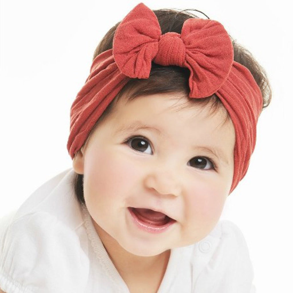 Baby Hair Accessories Soft and Comfortable Nylon Butterfly Tie Hair Band Children's Adornment Cute Princess Hair Band ins