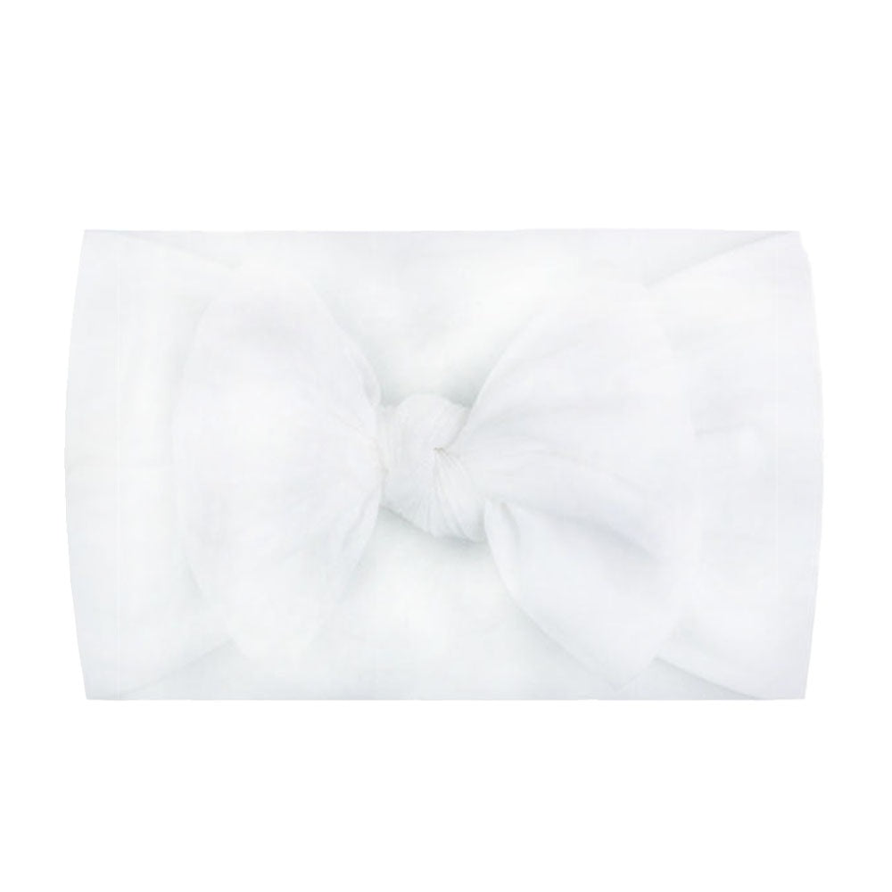 Baby Hair Accessories Soft and Comfortable Nylon Butterfly Tie Hair Band Children's Adornment Cute Princess Hair Band ins