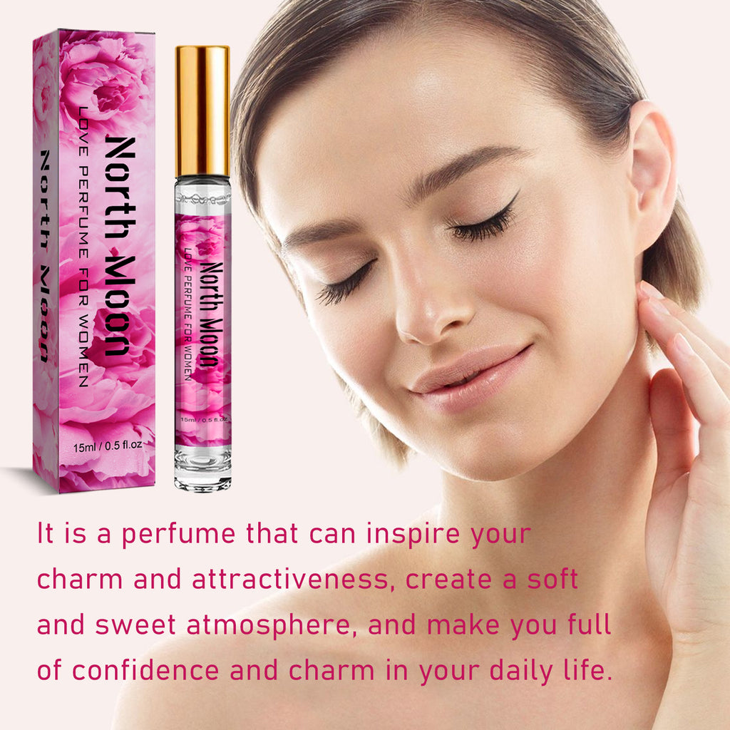 North Moon Love Perfume For Women, Charm Release Fragrance Natural Fresh Mild Does Not Stimulate Niche Perfume