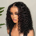 13x4 front lace deep curve bob wig human hair wig lace front
