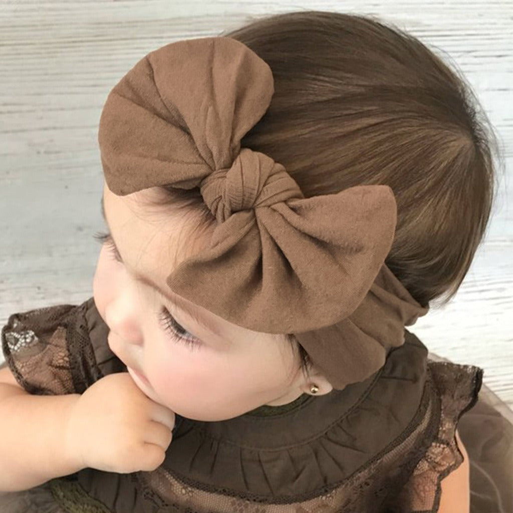 Baby Hair Accessories Soft and Comfortable Nylon Butterfly Tie Hair Band Children's Adornment Cute Princess Hair Band ins