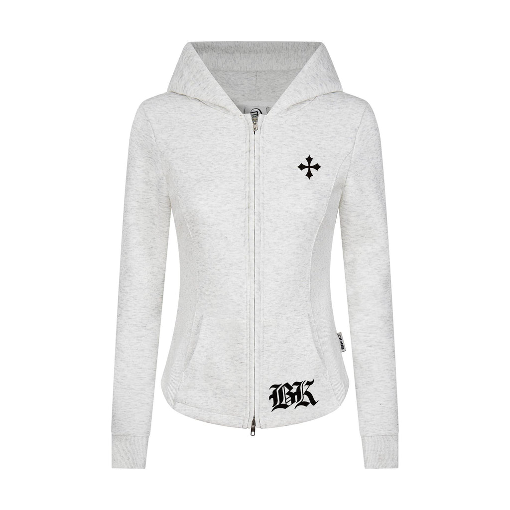 Letter cross zipper cardigan for women and men