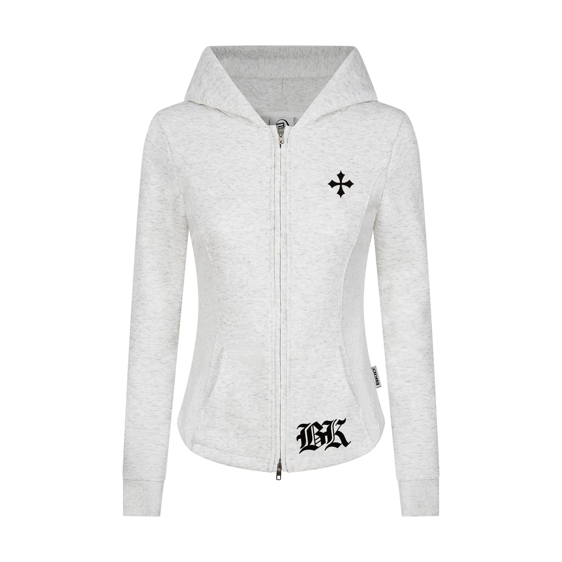 Letter cross zipper cardigan for women and men