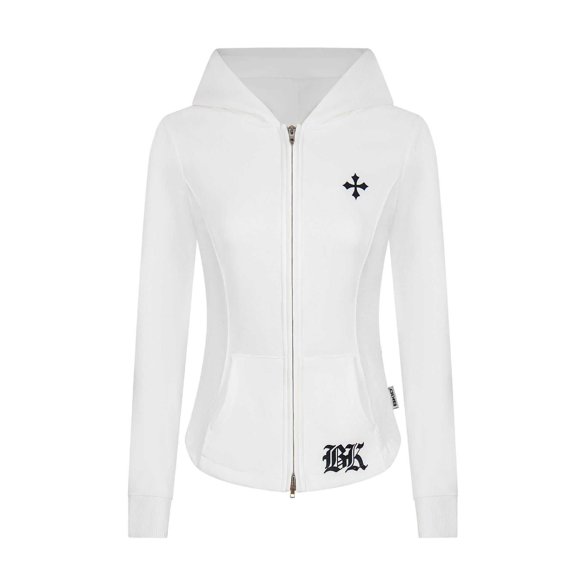 Letter cross zipper cardigan for women and men