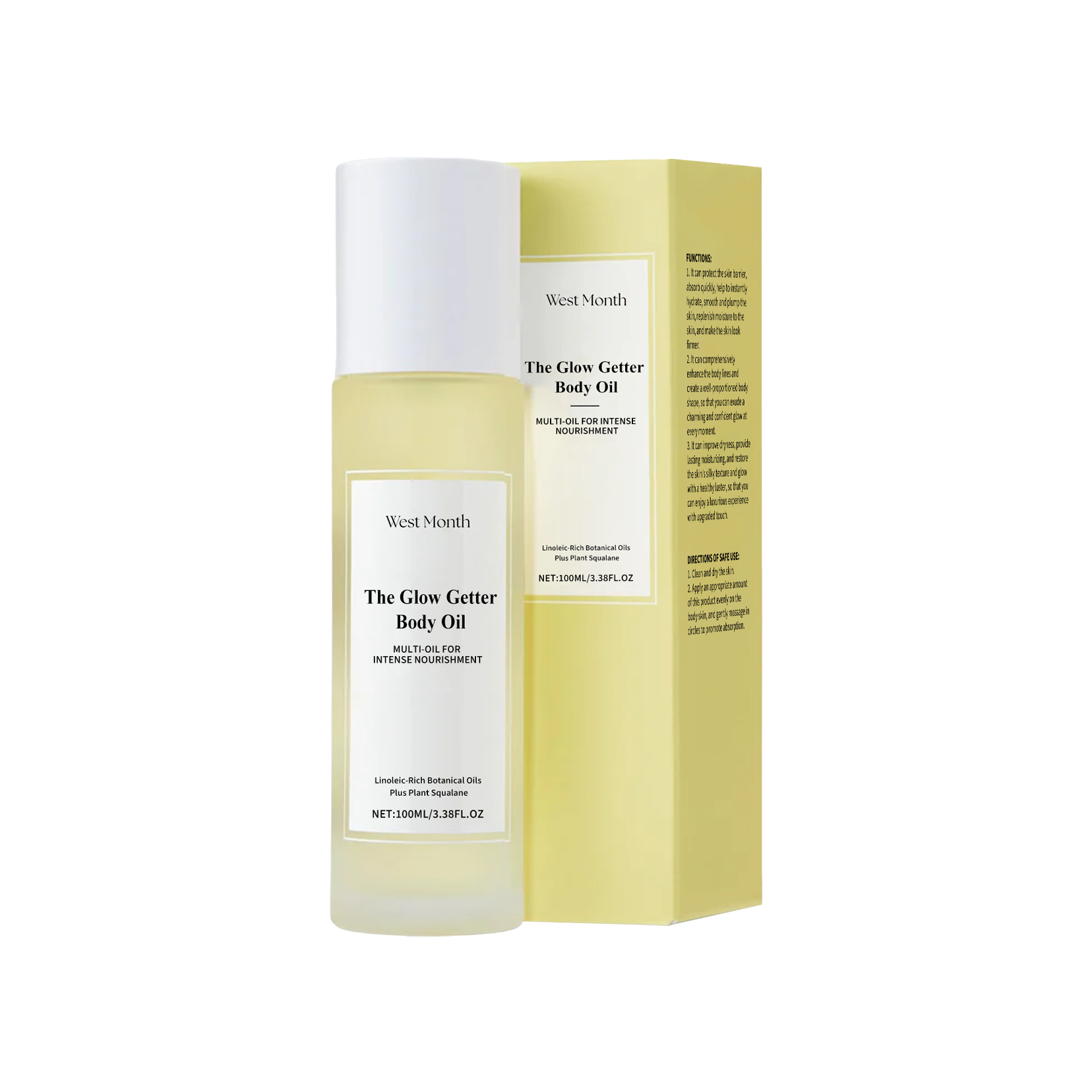 Firming Body Care Oil, Moisturizing and hydrating Skin Massage Firming Body Care Oil