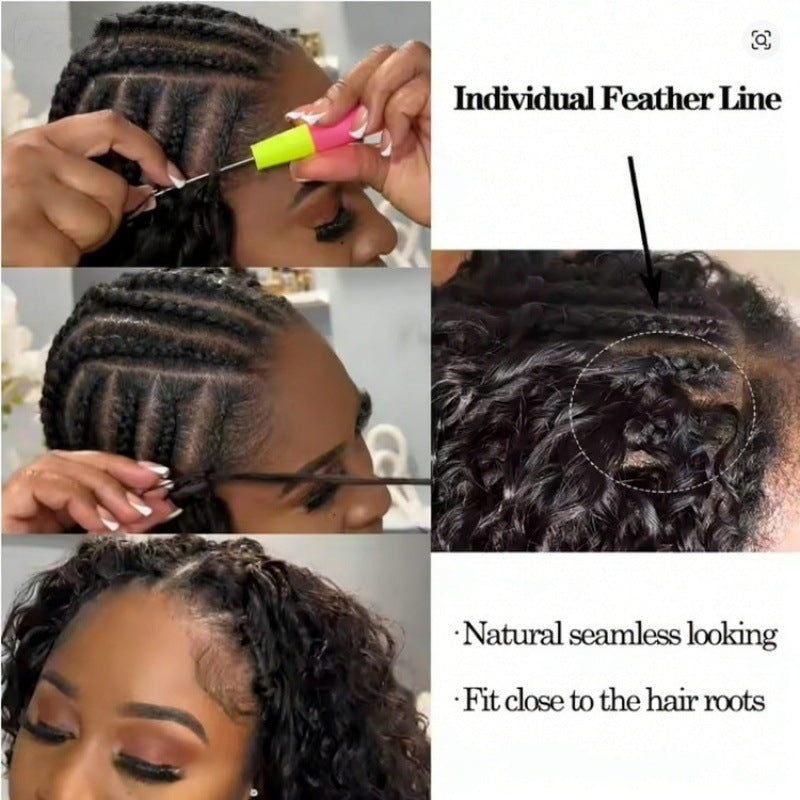 Crochet Hair Extensions Human Hair Feather Weave