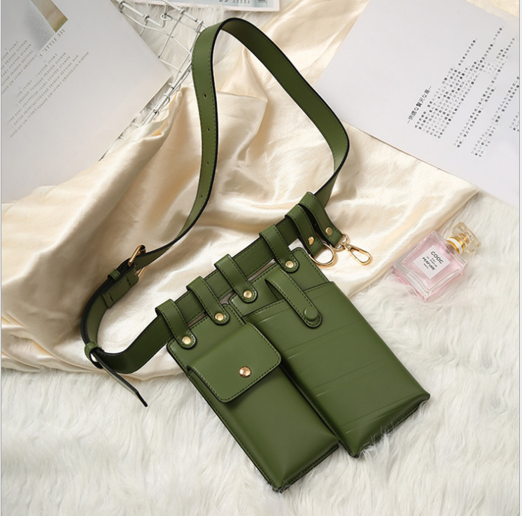 Women Waist Pack Leather Fanny Pack Luxury Women Belt Bag Crossbody Bags For Women Casual Chest Pack Female Purse