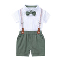 Baby boy overalls set