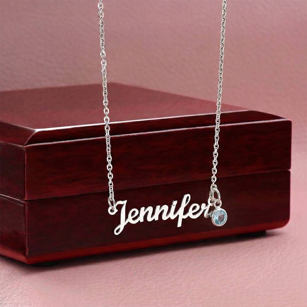 Get Your Customized Necklace With Your Birthstone Now!