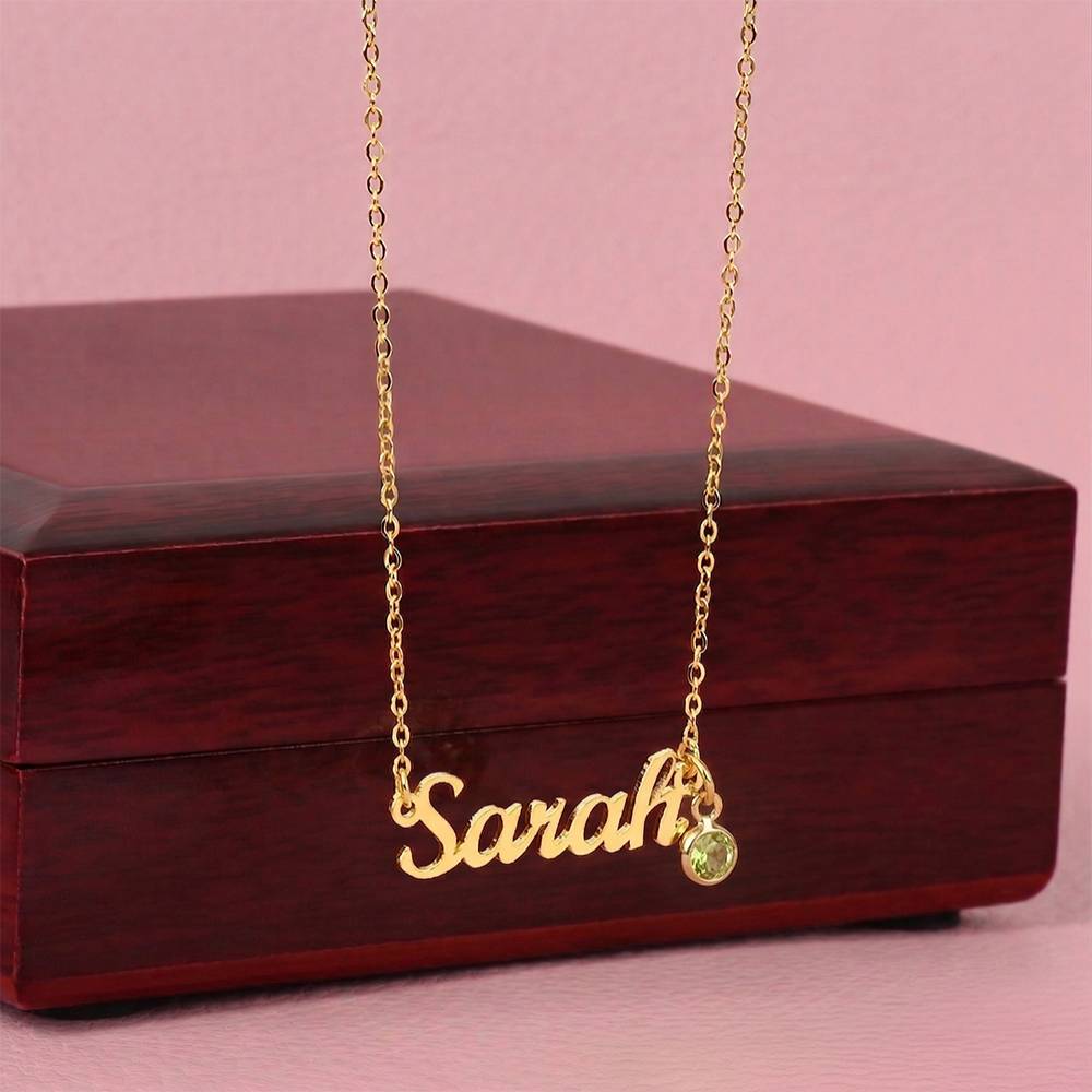 Get Your Customized Necklace With Your Birthstone Now!