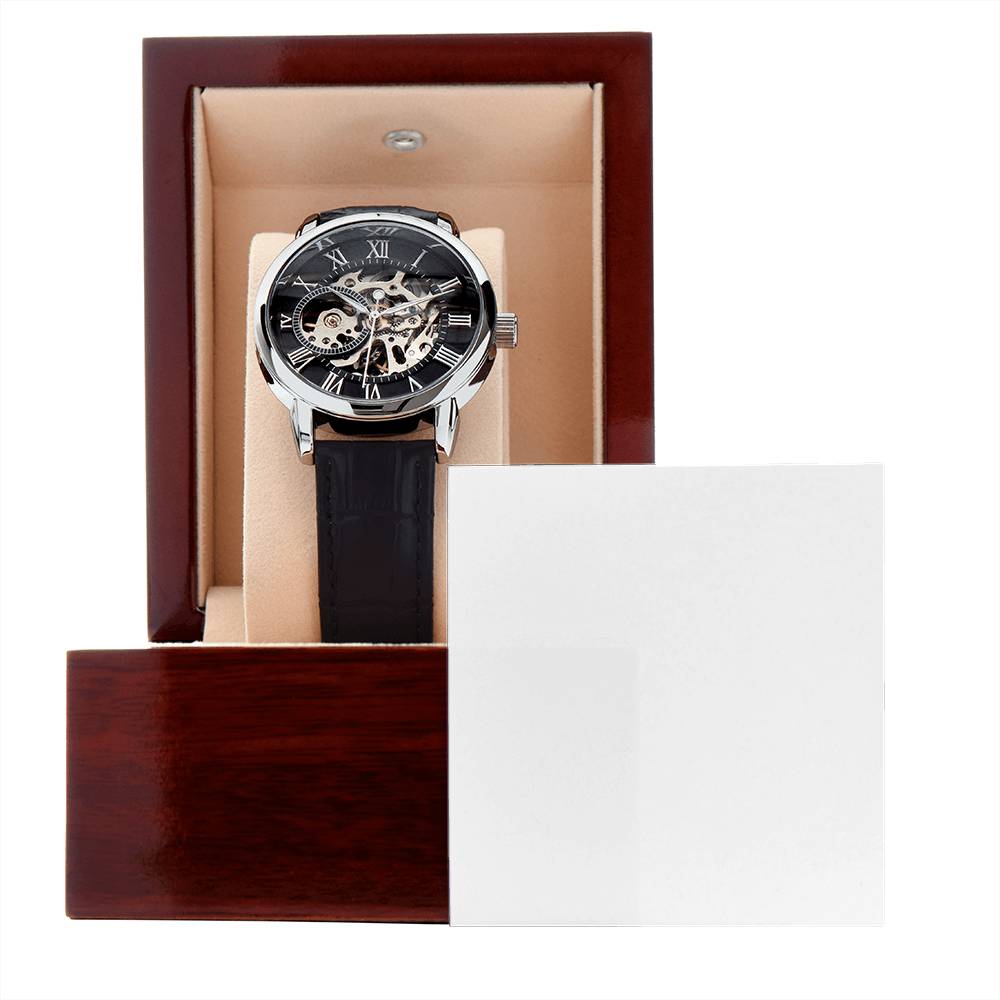 A handsome gift that can withstand constant use, this Black Chronograph Watch is perfect for all the special men in your life