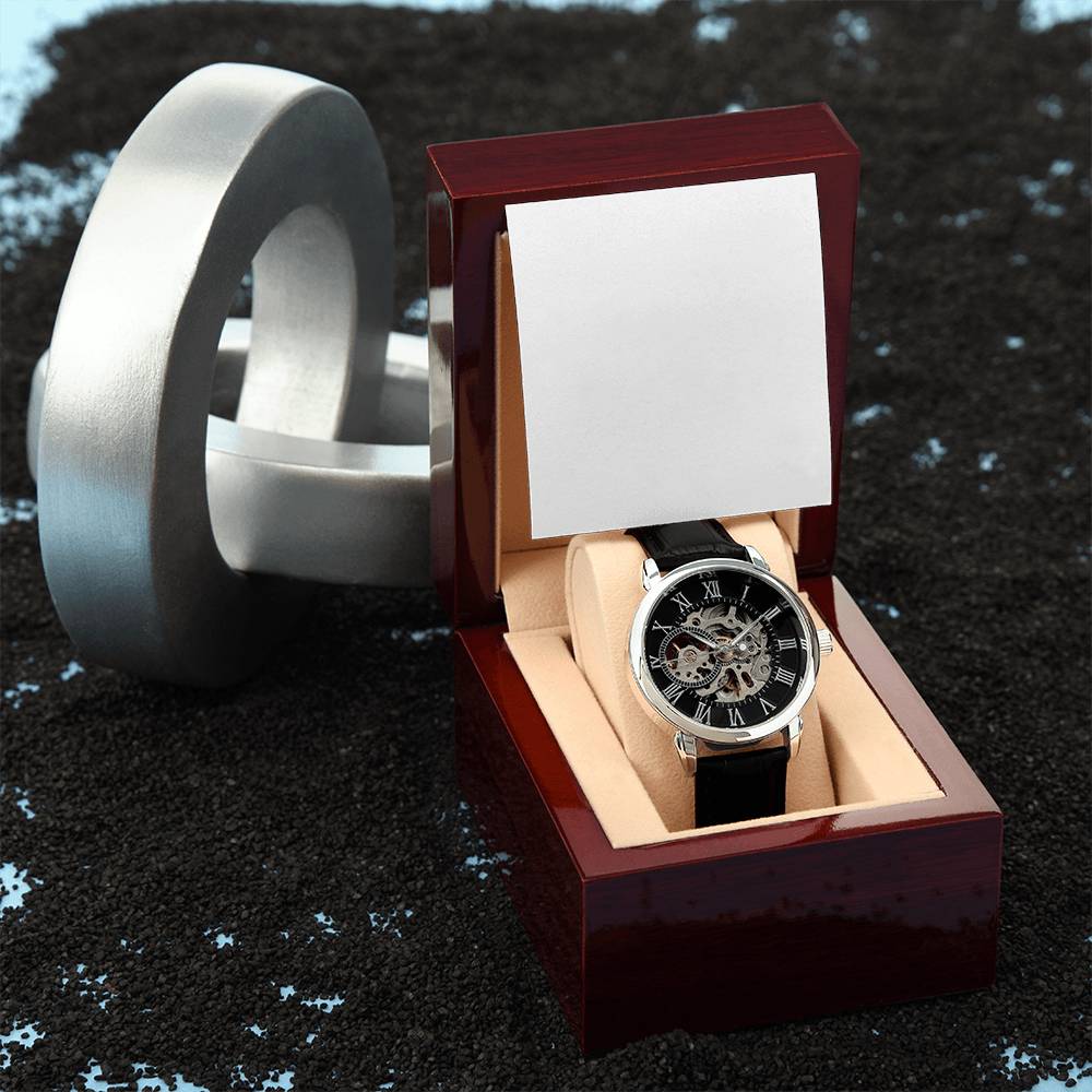 A handsome gift that can withstand constant use, this Black Chronograph Watch is perfect for all the special men in your life