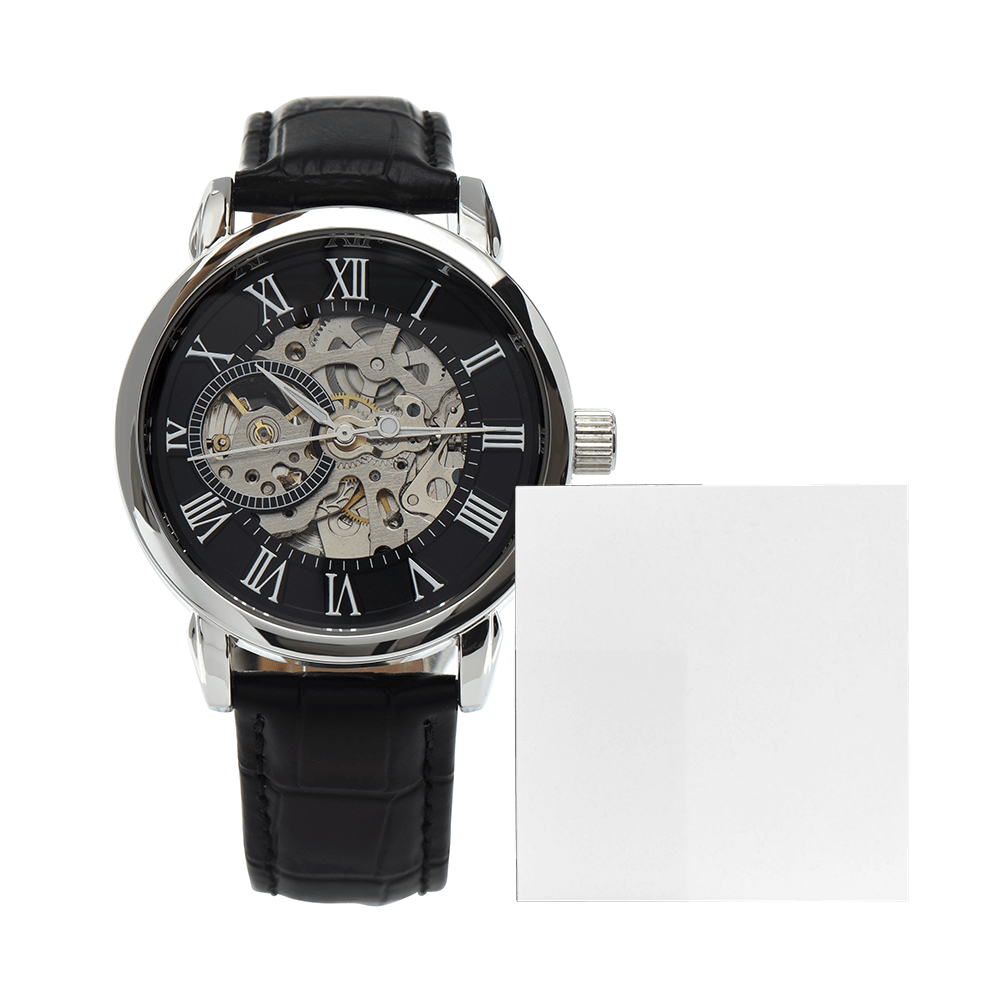 A handsome gift that can withstand constant use, this Black Chronograph Watch is perfect for all the special men in your life