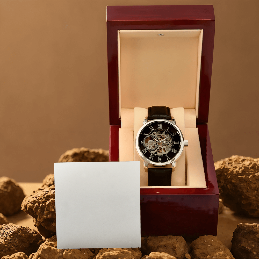 A handsome gift that can withstand constant use, this Black Chronograph Watch is perfect for all the special men in your life