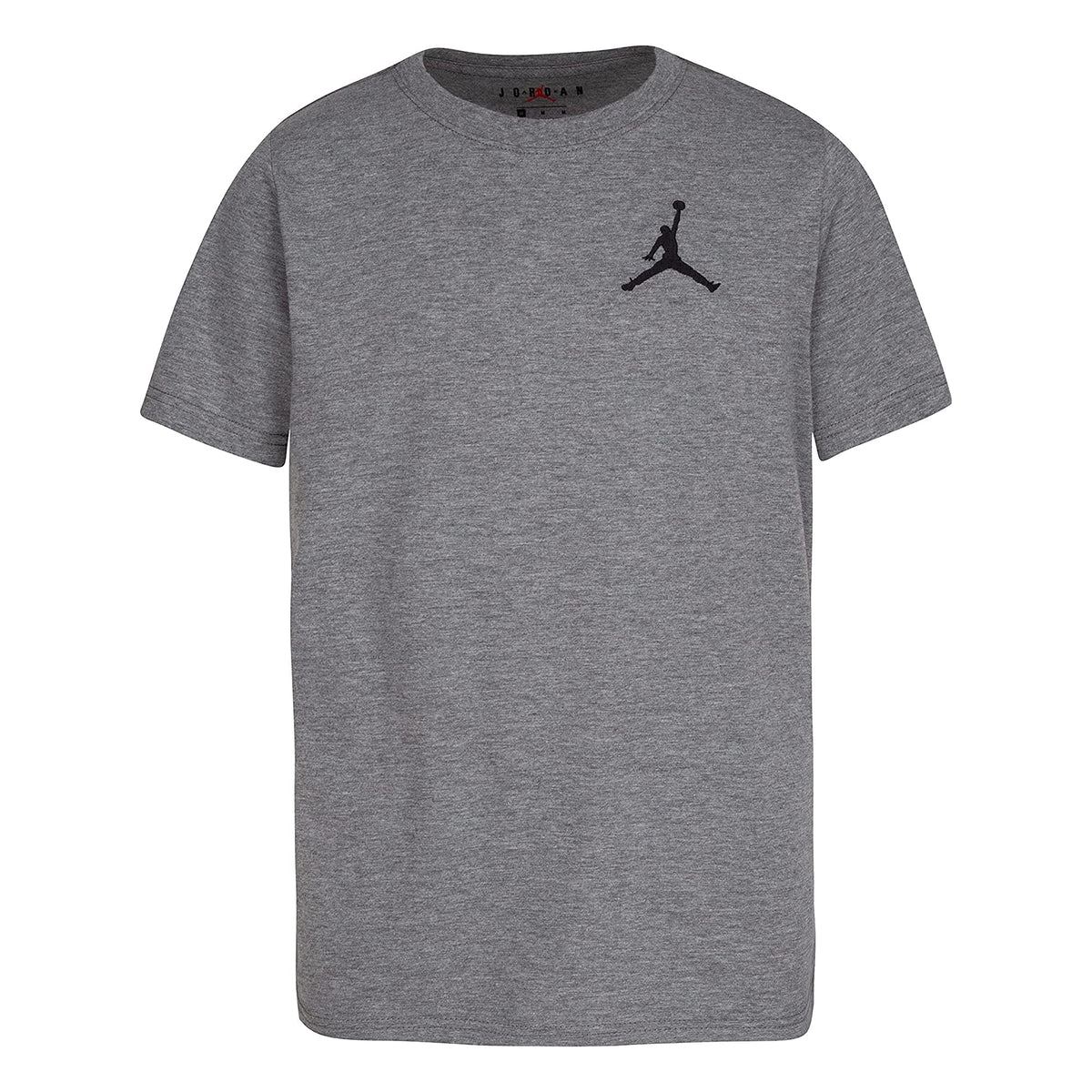 Jordan Boys Jumpman Air Embroidered Tee (Big Kids) Carbon Heather XL (20 Big Kid)